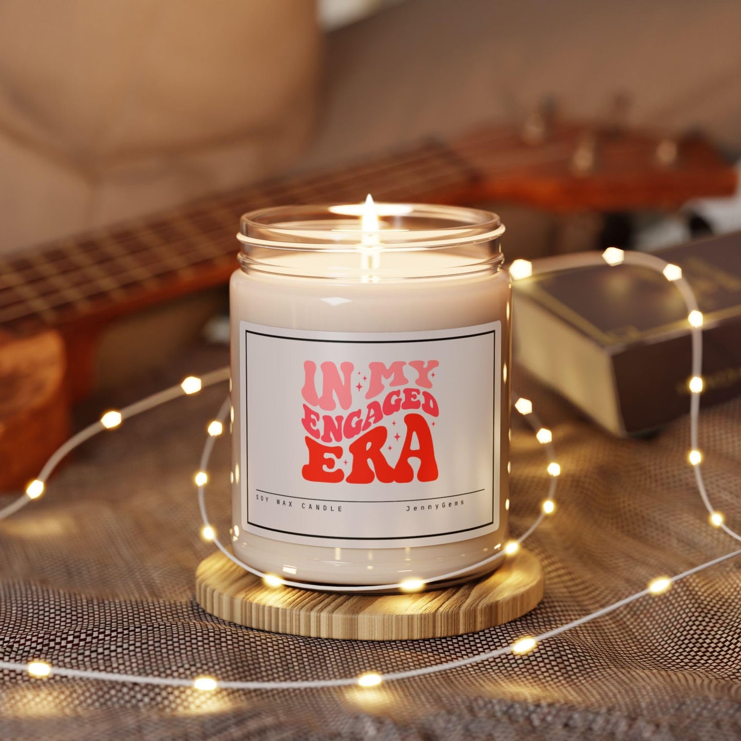 In My Engaged Era Candle –  Engagement Gift for Bride, Bridal Shower, or Engagement Party