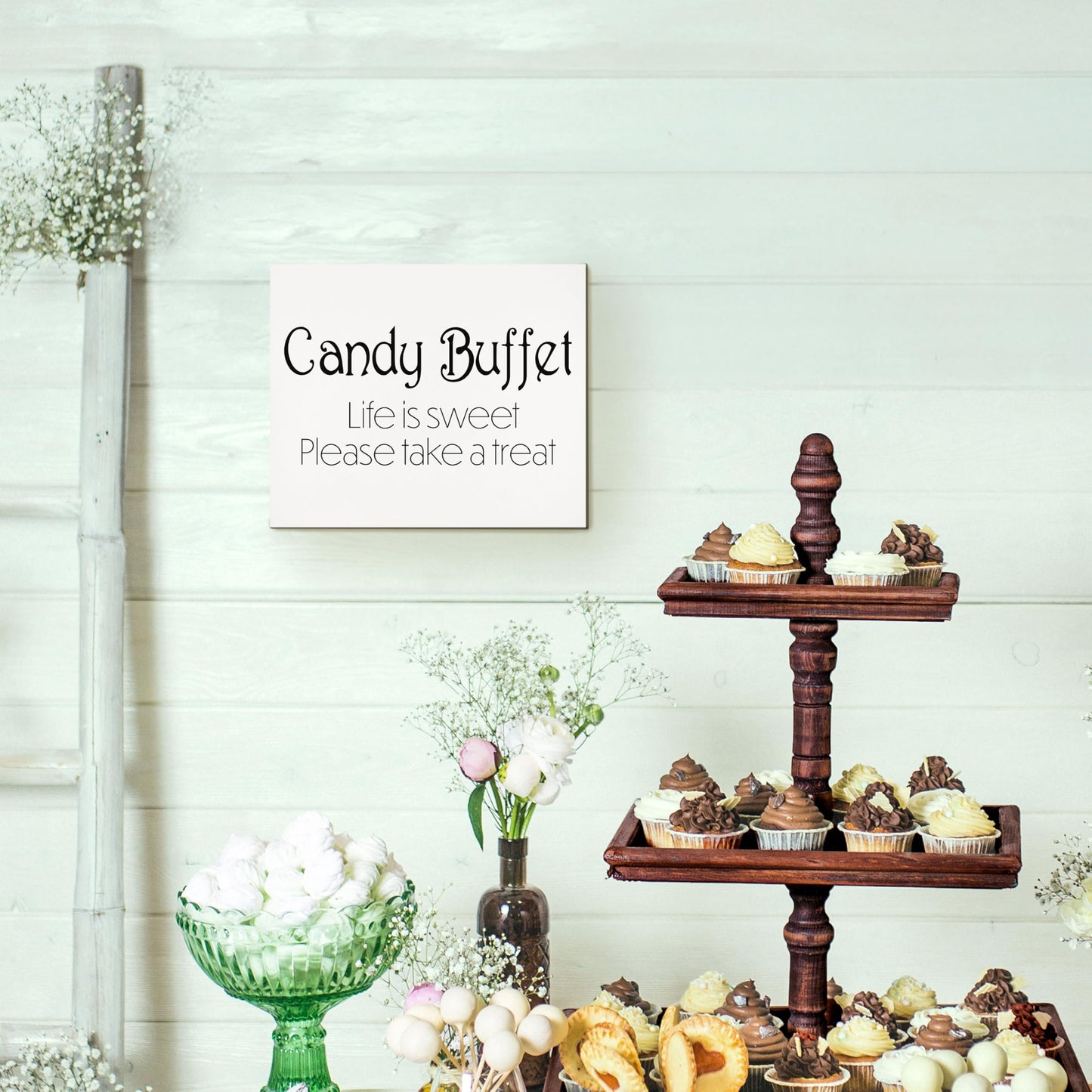 Candy Buffet Sign, Weddings and Event Decor