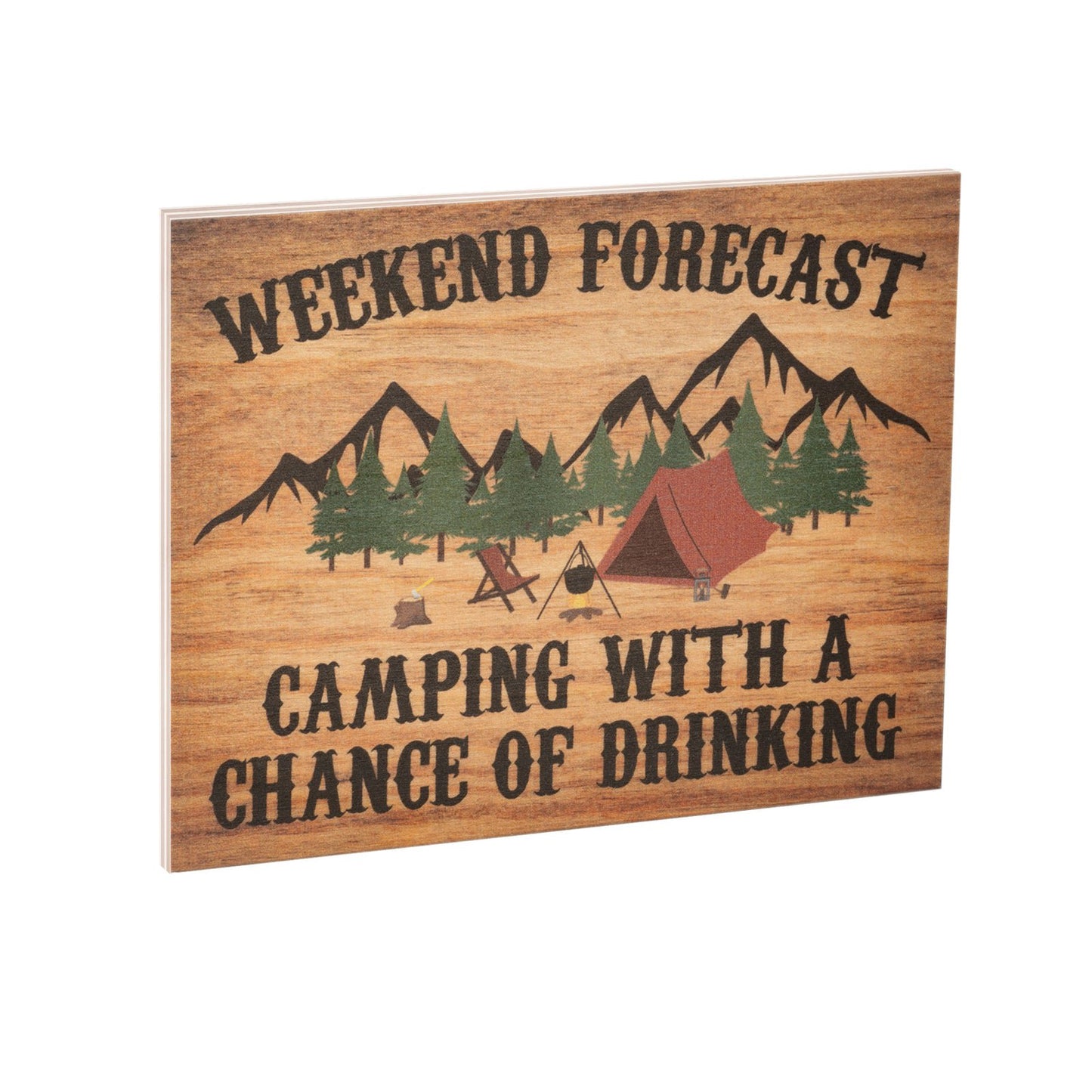 JennyGems Camper Gifts for Women, Gift for Campers Weekend Forecast Camp Sign