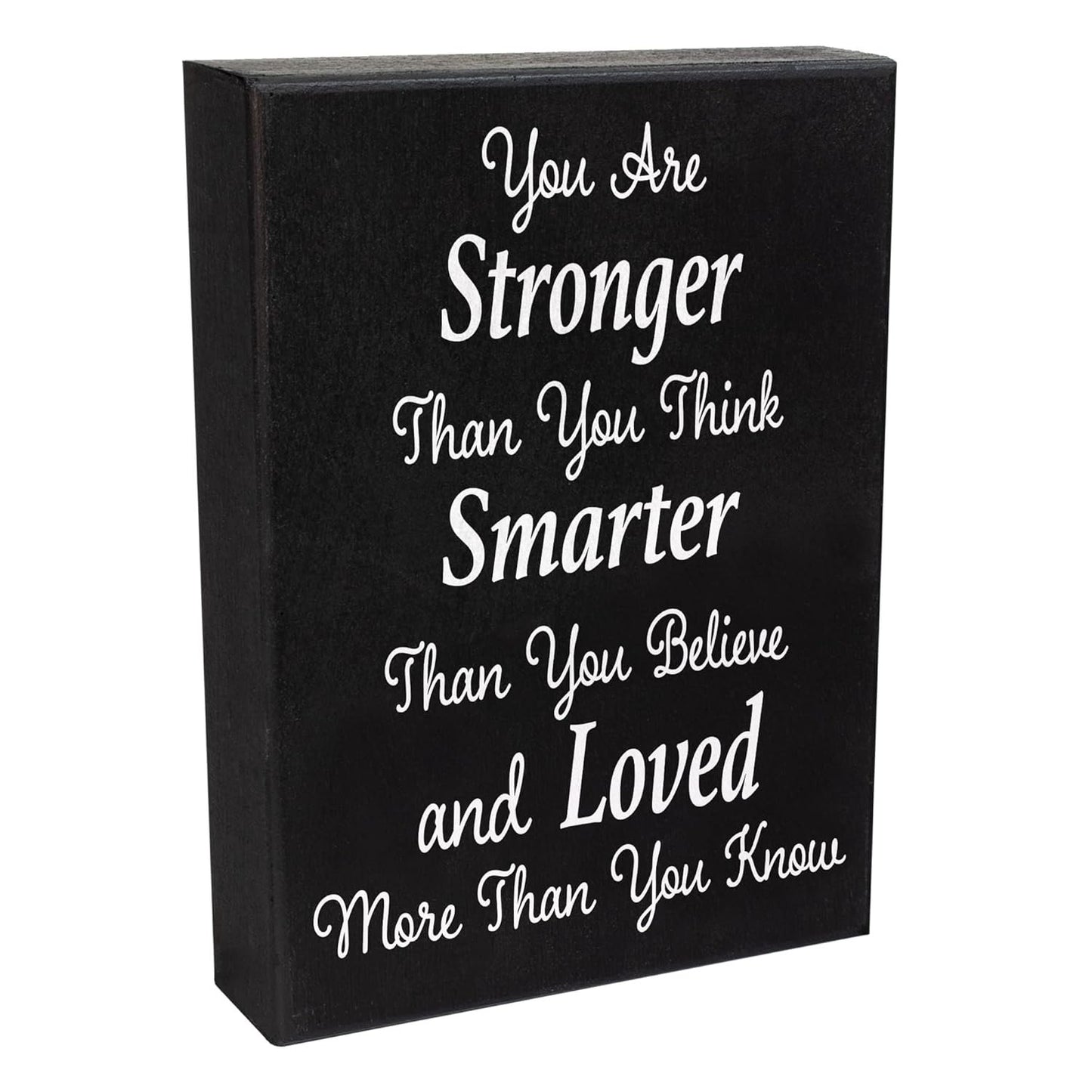 Inspirational Wood Sign: You Are Stronger Than You Think