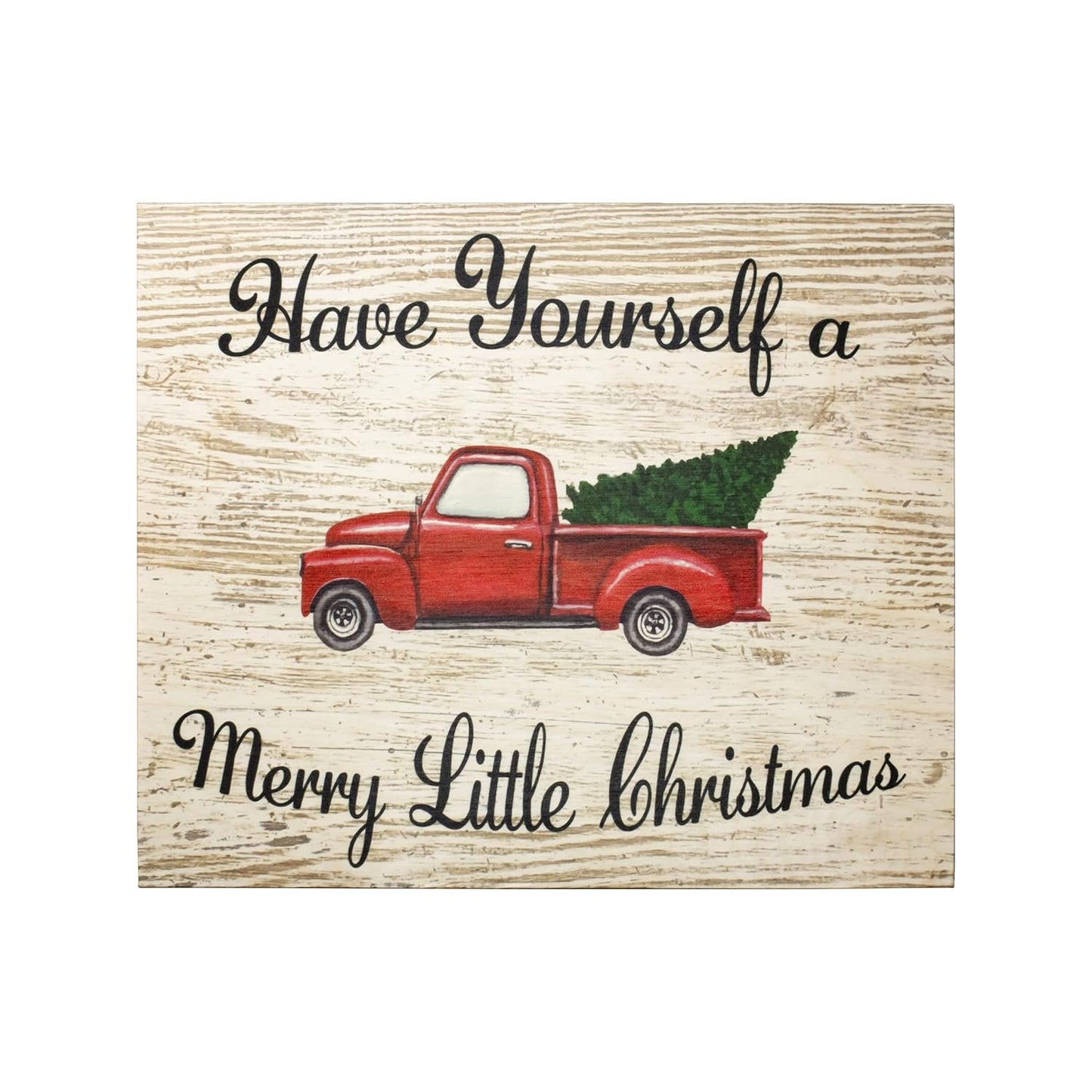 Have Yourself a Merry Little Christmas Red Truck Sign