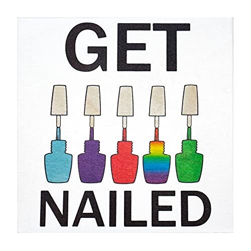 JennyGems Nail Stylist Gifts Nail Salon Decor, Nail Tech Gifts for Women (White)