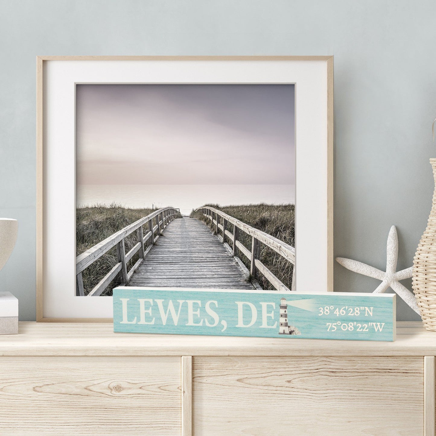 JennyGems Delaware Gifts, Delaware Souvenirs, Lewes Lighthouse Footer