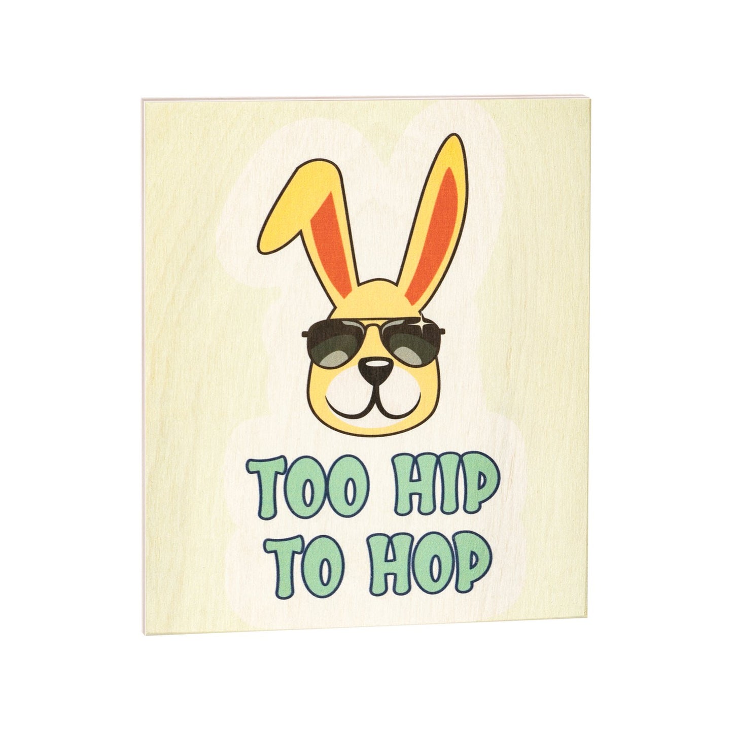 JennyGems Easter Decorations, Too Hip To Hop Easter Sign, Farmhouse Easter