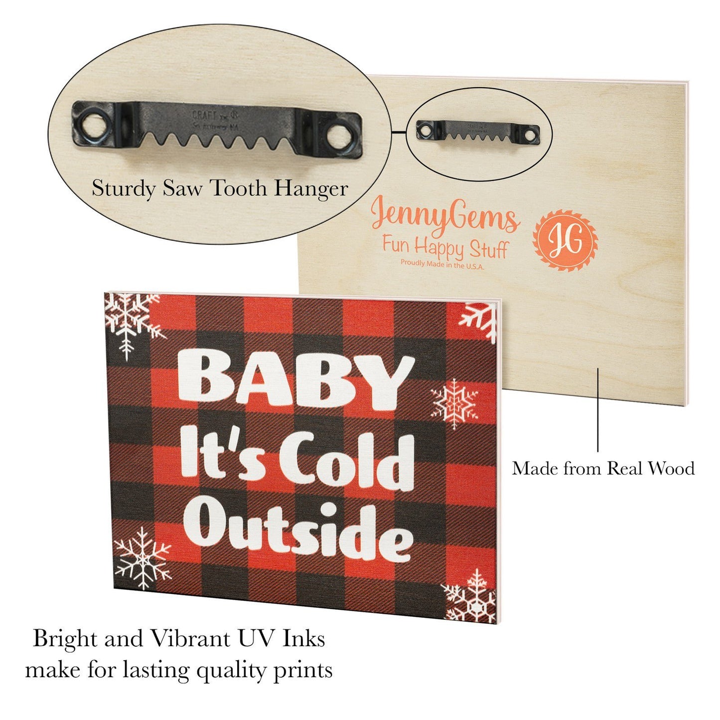 JennyGems Baby It's Cold Outside, Christmas Decorations, Cute Christmas Decor