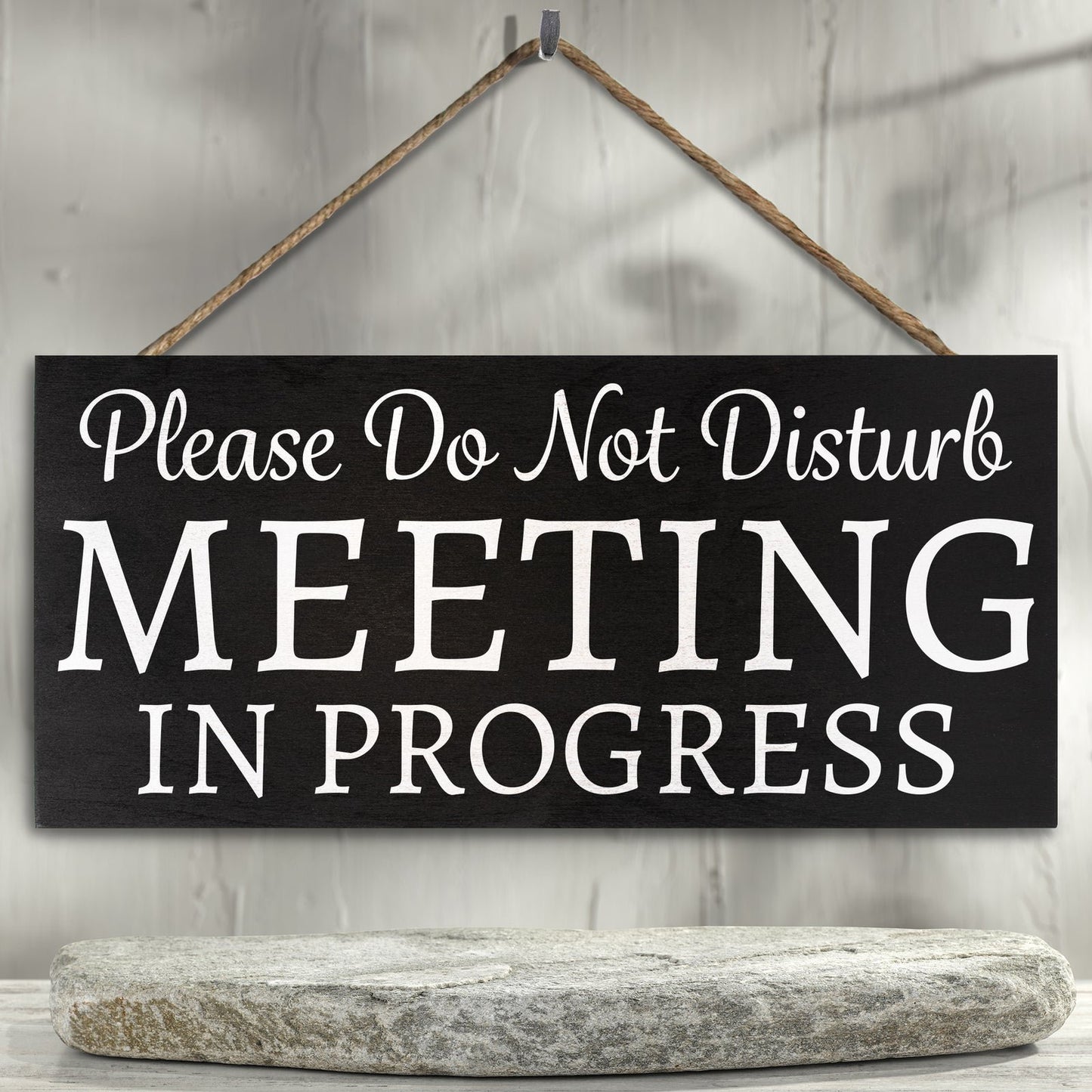 JennyGems Do Not Disturb, Meeting In Progress Sign, In a Meeting Wall Sign