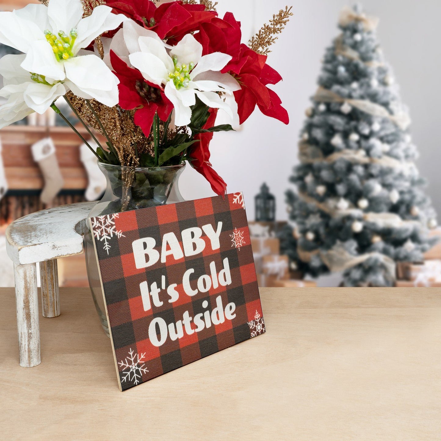 JennyGems Baby It's Cold Outside, Christmas Decorations, Cute Christmas Decor