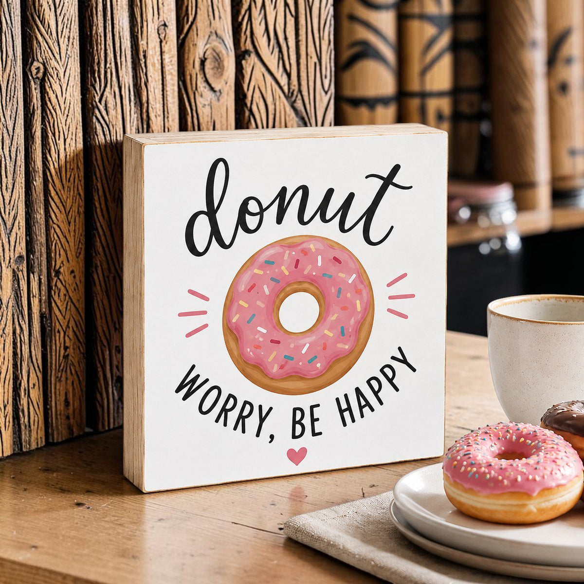 Love and Donuts Sign Gift