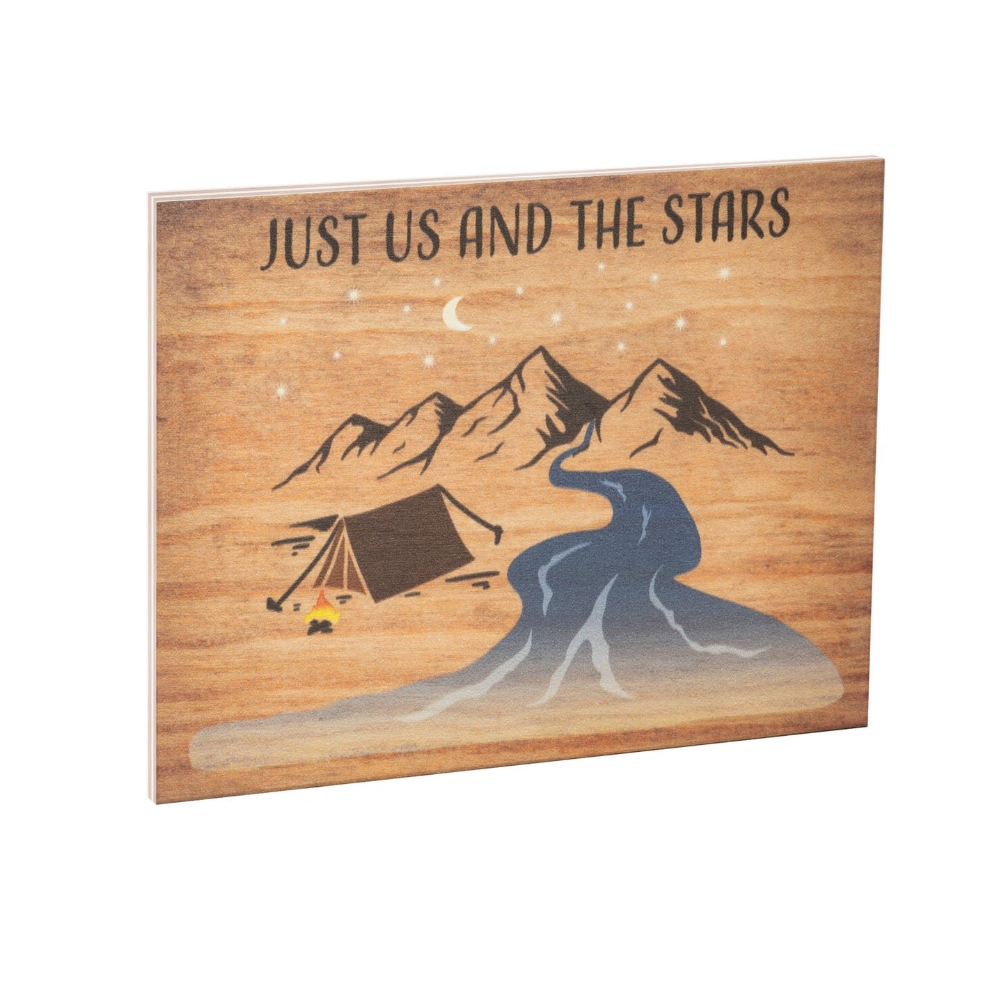 JennyGems Camper Gifts for Women, Gift for Campers (Just Us and the Stars) Sign