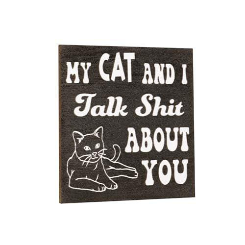 Funny Cat Fridge Magnet: Sarcastic Cat Mom Gift
