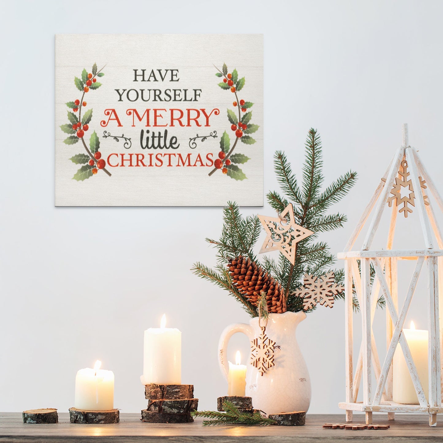 Merry Little Christmas Wood Sign, Christmas Decorations, Holiday Decor, Christmas Gifts, American Made