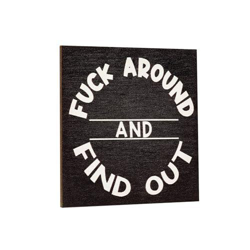 FAFO Funny Fridge Magnet: Sassy Kitchen Decor (3 x 3 Inch)