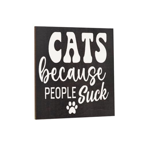 JennyGems Cats Because People Suck Funny Refrigerator Magnet, Fridge Magnets
