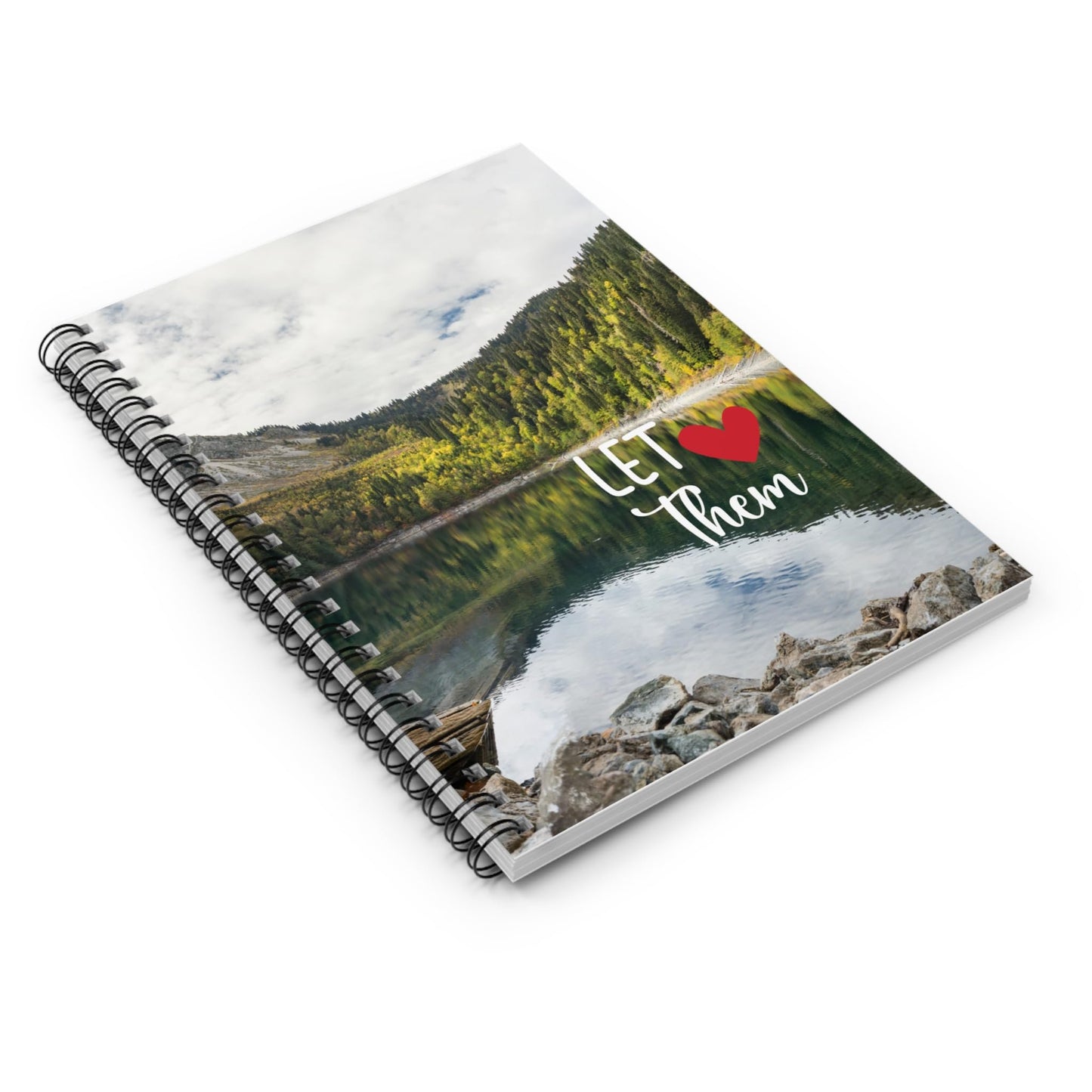 Eco-Friendly Spiral Notebook - Let Them Love Nature, Journal, Nature Lover Gift, Travel Journal, Wilderness Planner