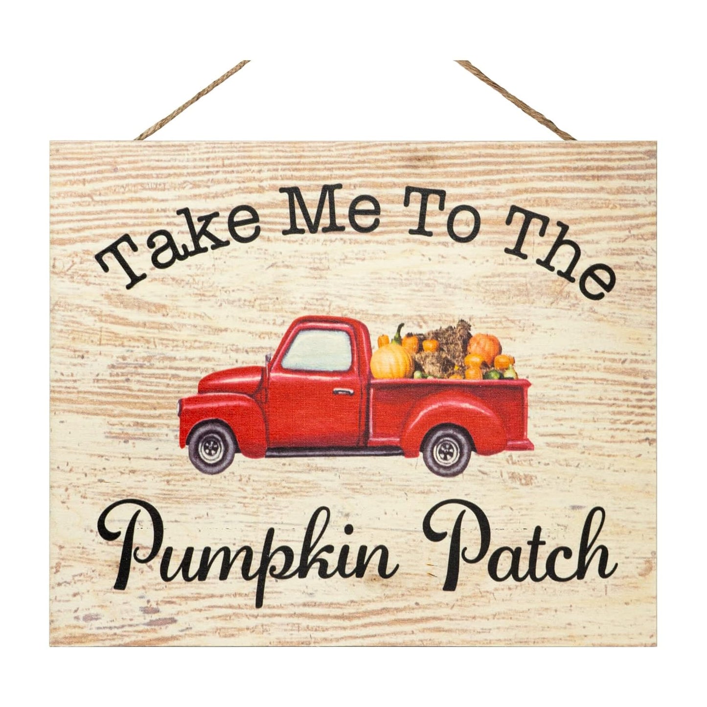 Take Me To the Pumpkin Patch Fall Harvest Sign
