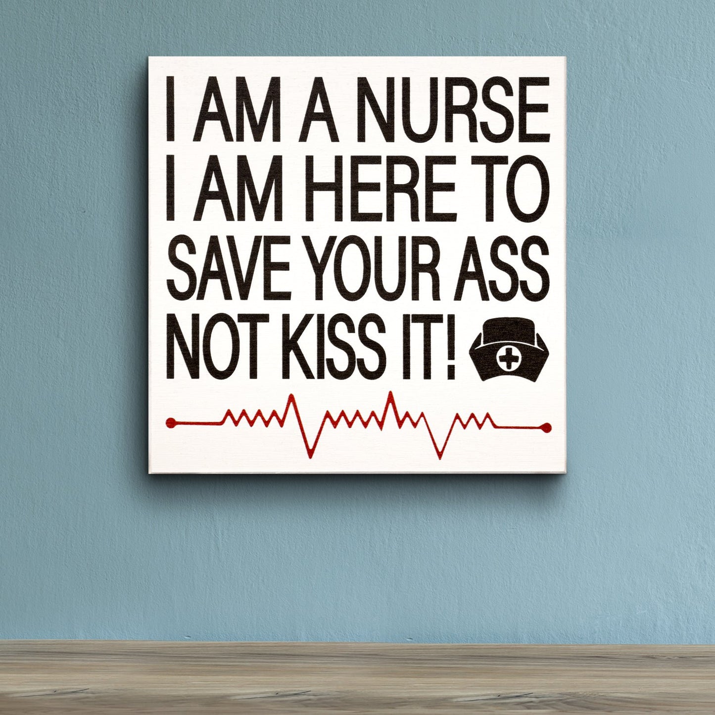 JennyGems Nurse Gifts for Women, Funny Nurse Plaque, Nurse Appreciation (White)