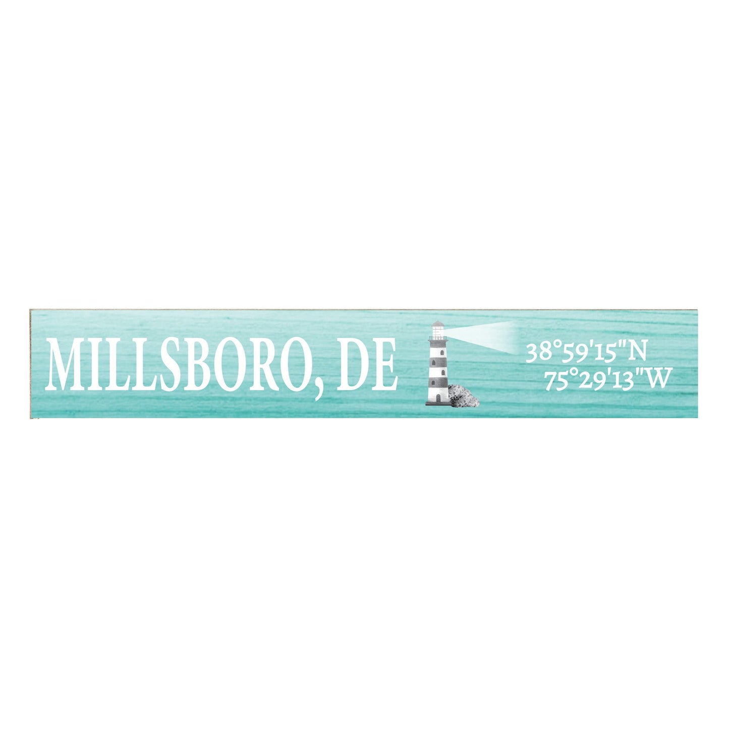 JennyGems Millsboro Delaware Gifts, Delaware Souvenirs, Shelf and Wall Art, Made in USA