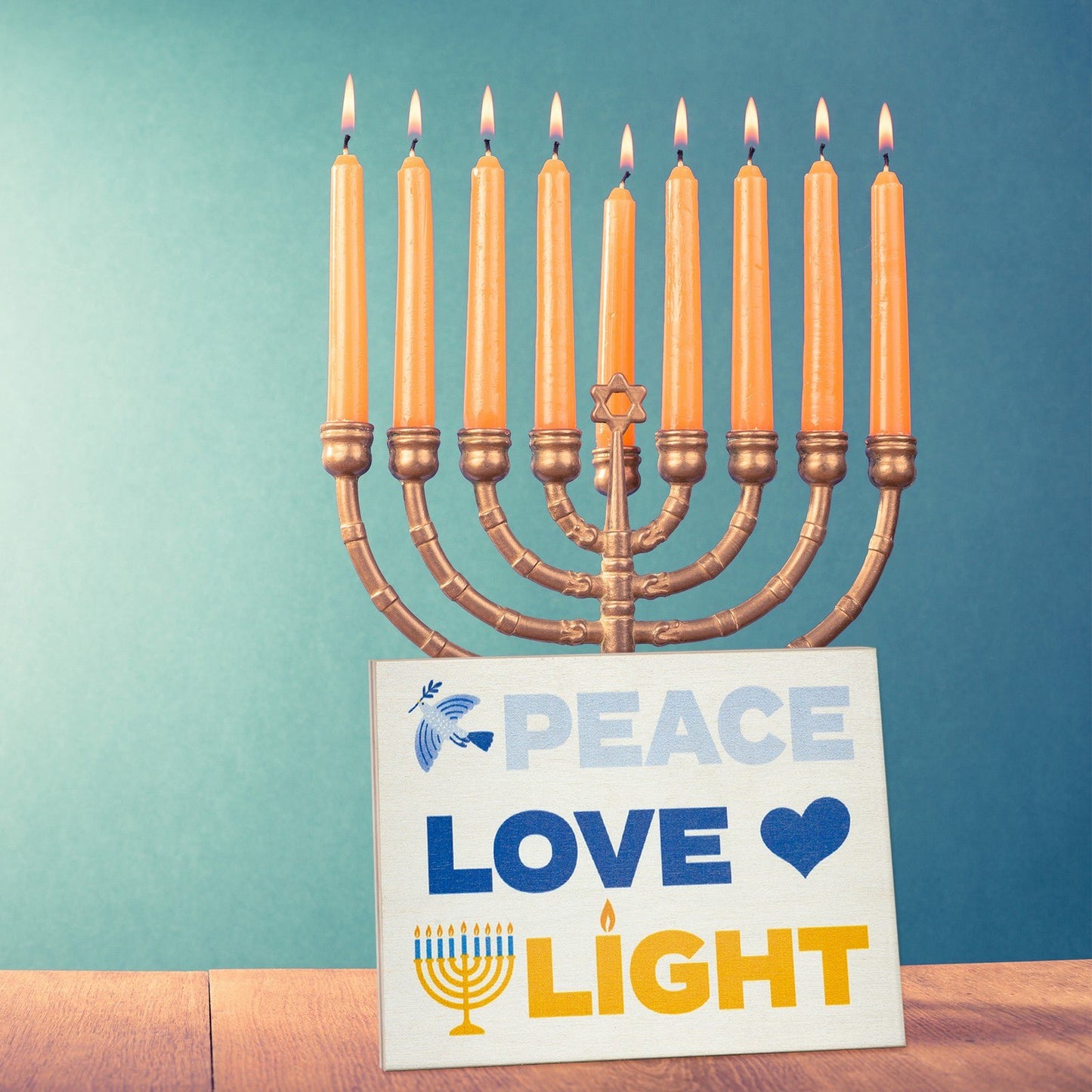 JennyGems Hanukkah Decorations Hanukkah Party Decorations, Hanukkah Gifts Sign