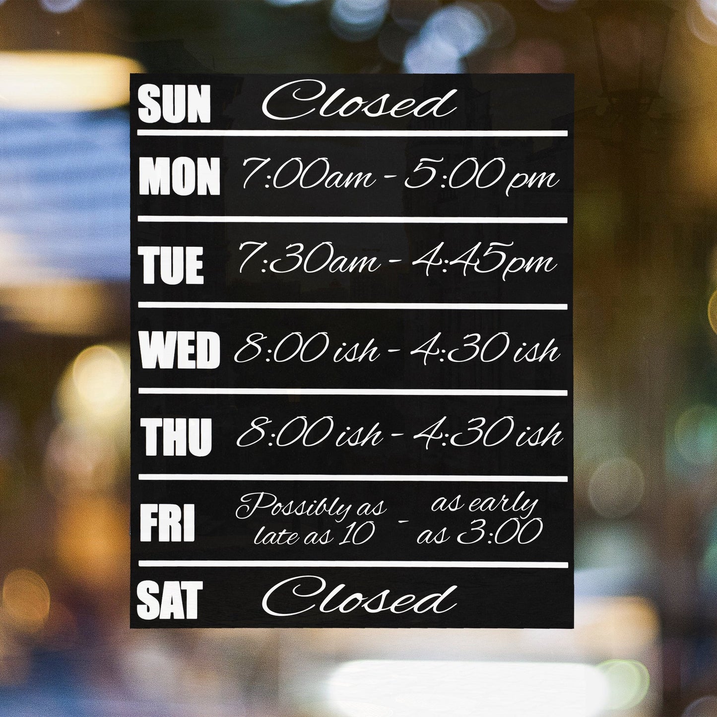 Menu Chalkboard Sign, Weekly Meal Planner Menu Board