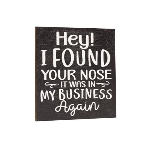 JennyGems I Found Your Nose It was in My Business Fridge Magnet, 3x3 inch