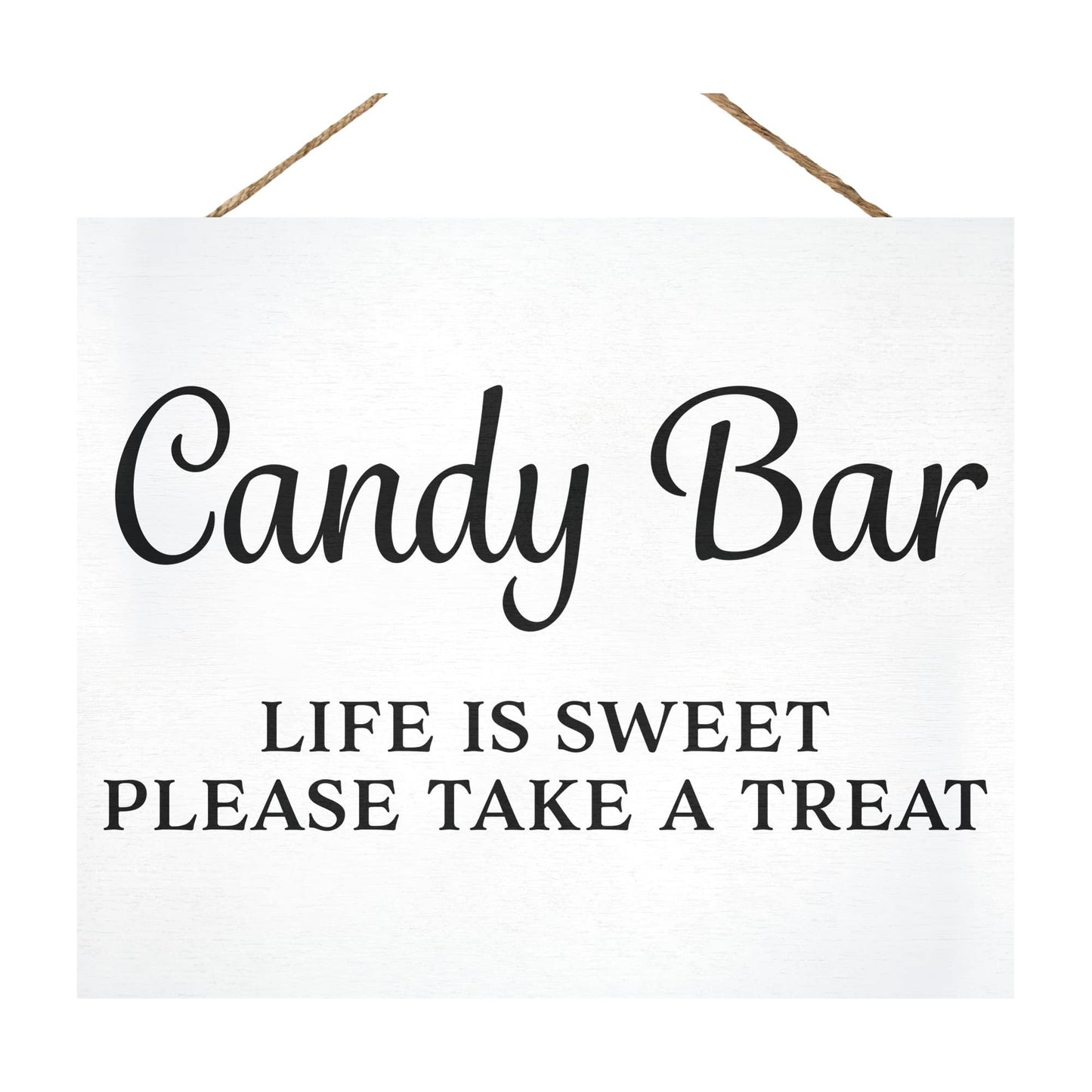 Candy Buffet Sign, Wedding and Event Decor, Black