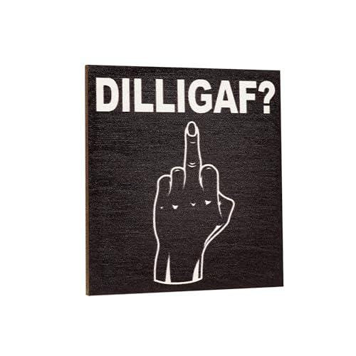 DILLIGAF Funny Fridge Magnet: Inappropriate Humor, Kitchen Decor