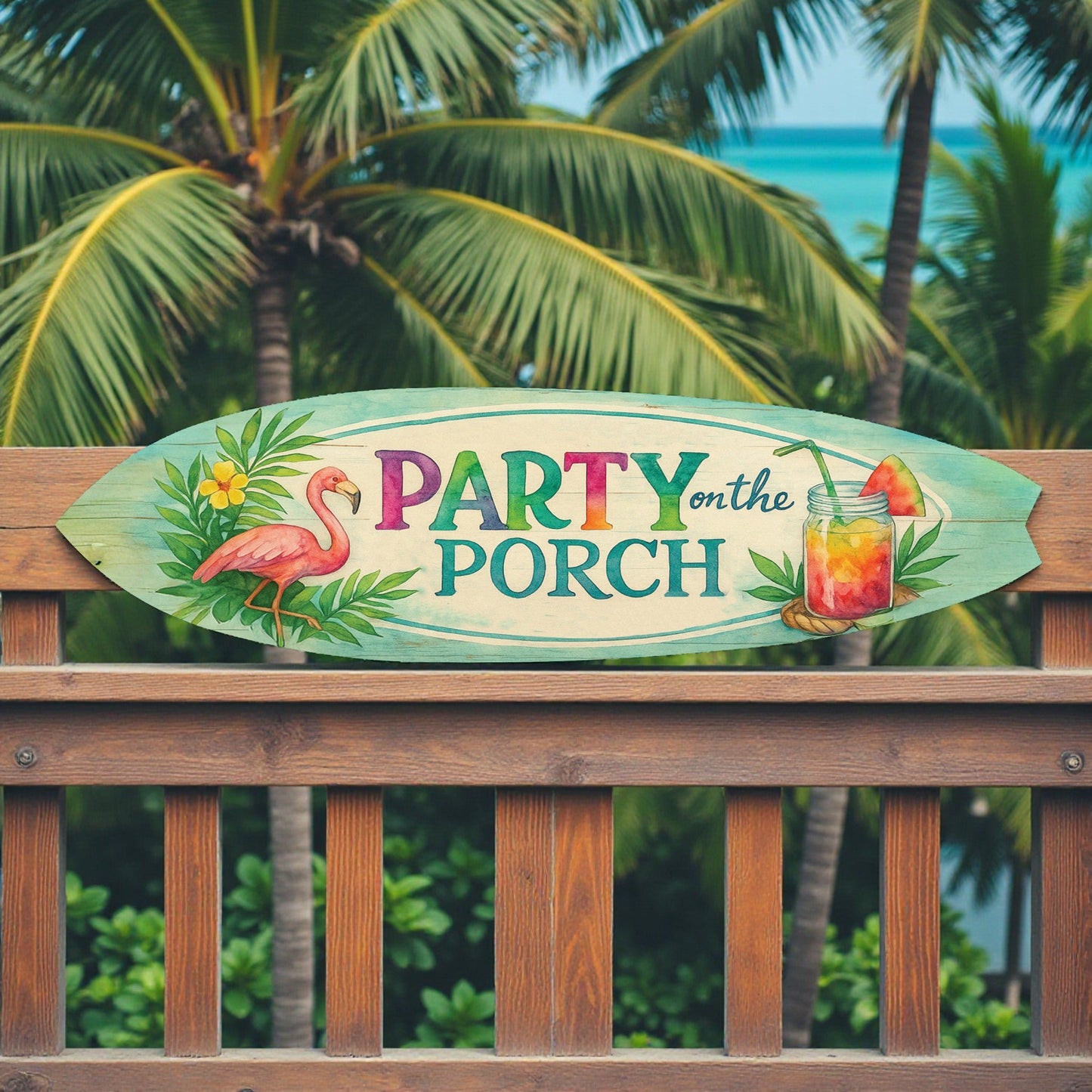 Party on the Porch Surfboard