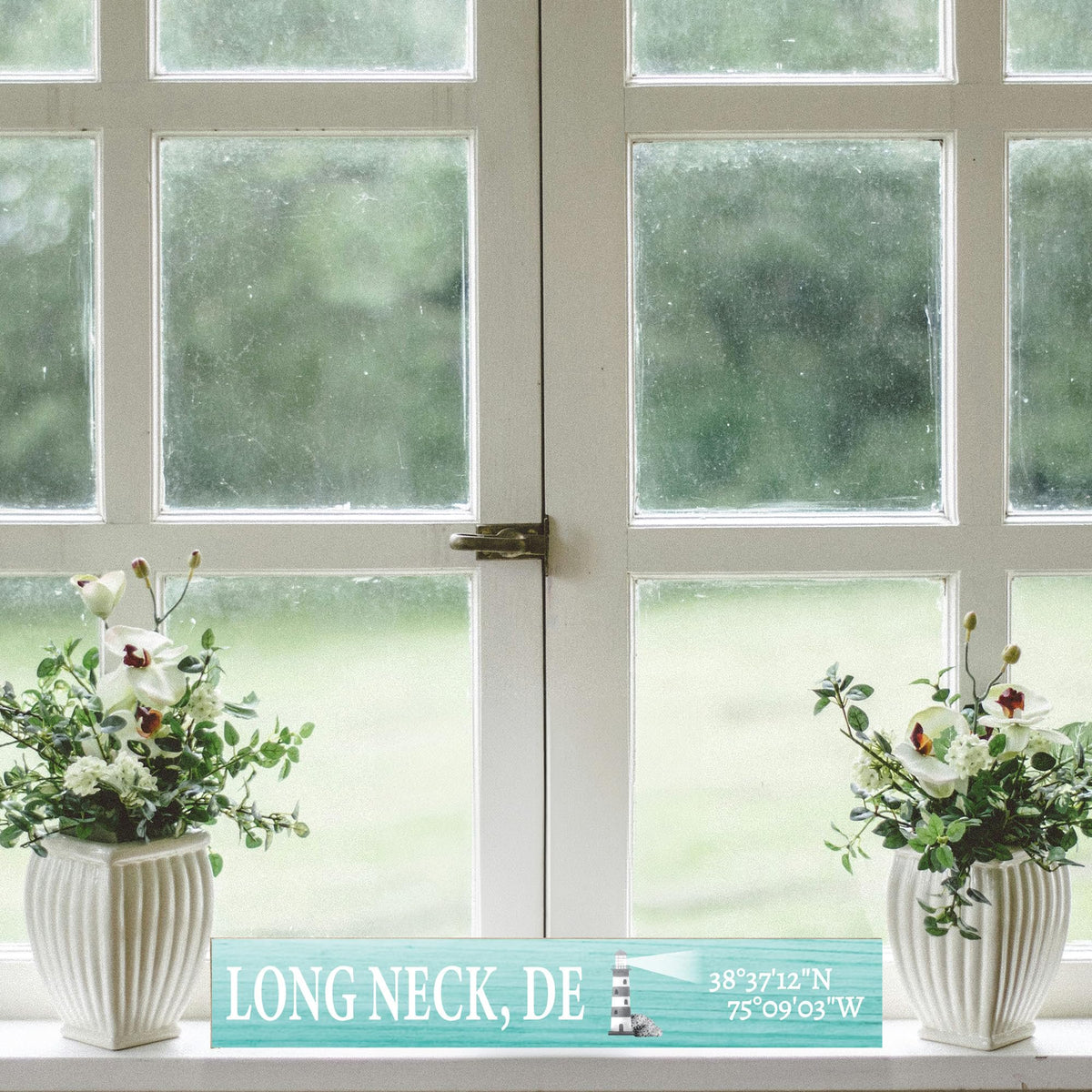 JennyGems Long Neck Delaware Gifts and Souvenirs, Delaware Sign, Beach Decor, Made in USA