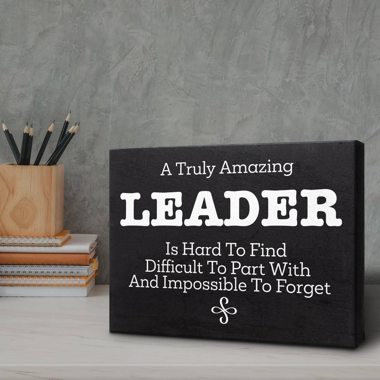 JennyGems Boss Gifts, Mentor Gifts, Gifts for Leader, Boss Mentor Leader Appreciation Gifts, 8x6 Inch Wood Sign, Bosses Day Gift, Gift for Mentor, Leader Gifts, Going Away Gifts Retirement Gifts
