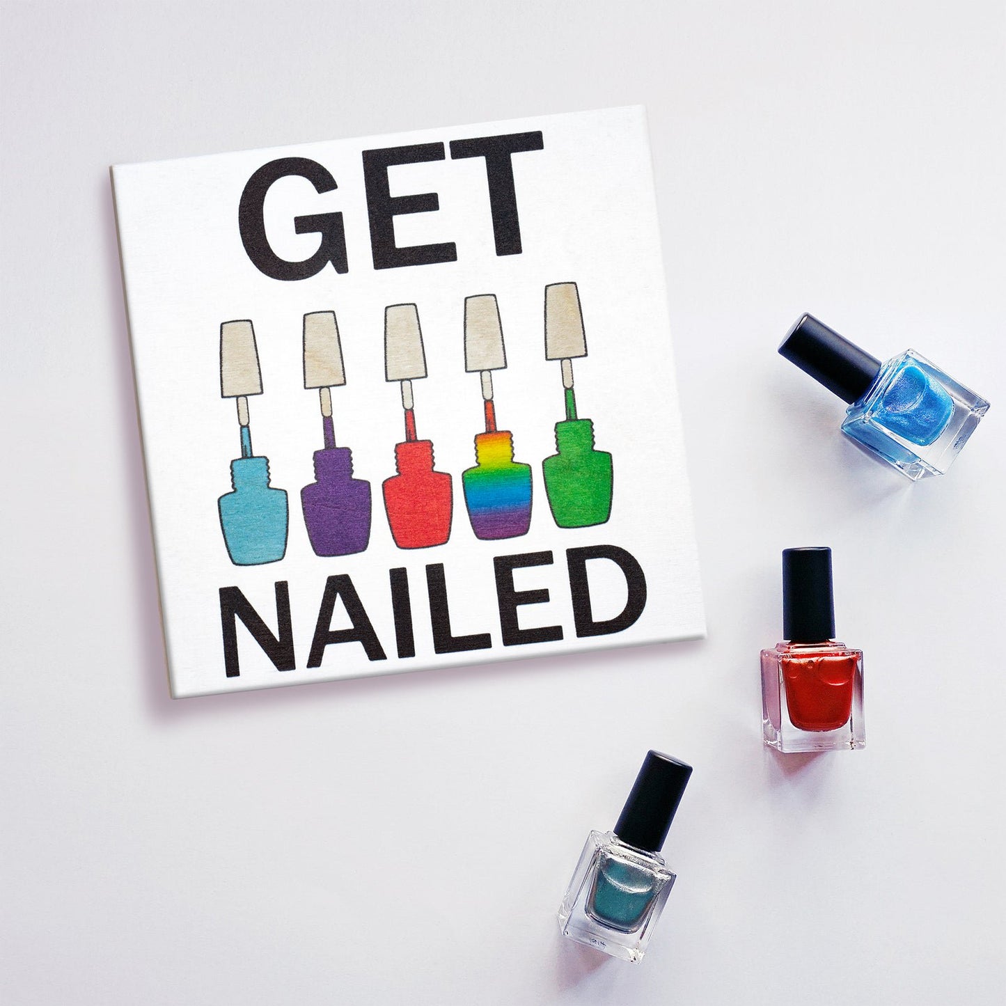 JennyGems Nail Stylist Gifts Nail Salon Decor, Nail Tech Gifts for Women (White)