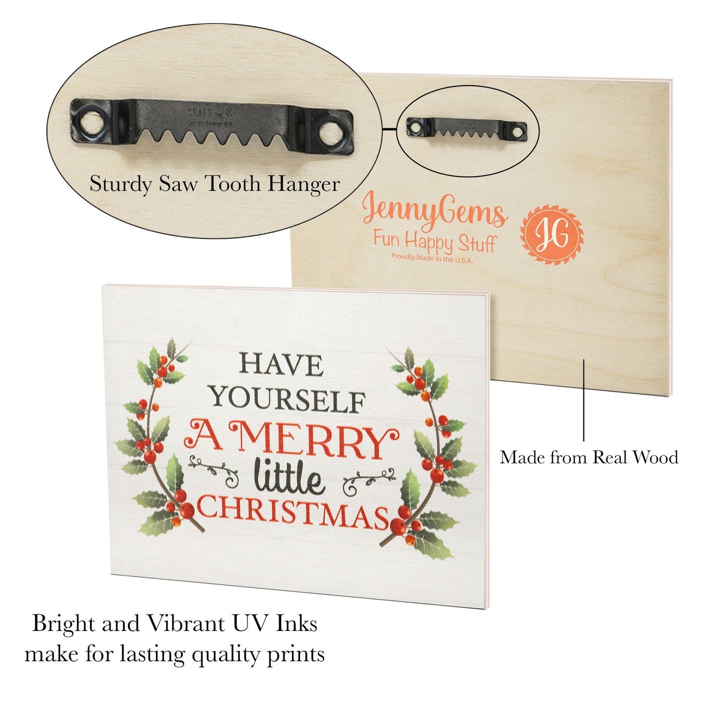 JennyGems Merry Little Christmas, Christmas Decorations, Holiday Christmas Gifts
