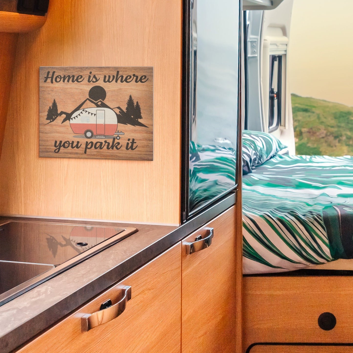 JennyGems Camper Gifts for Women, Gift for Campers (Home Is Where You Park It)