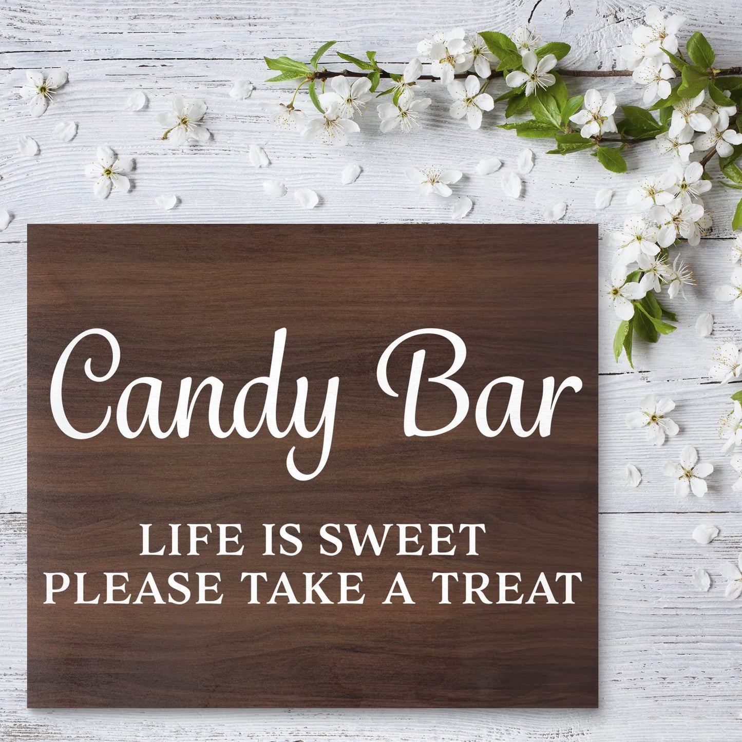 Candy Buffet Sign, Wedding and Event Decor, Black