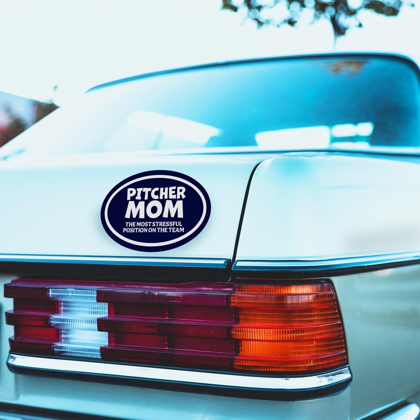 Baseball Mom Magnet Set: Funny Catcher & Pitcher Mom Gifts