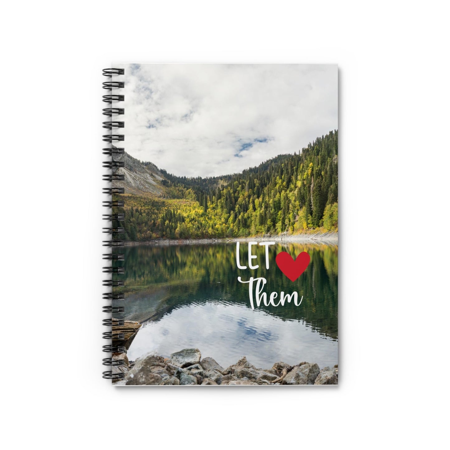 Eco-Friendly Spiral Notebook - Let Them Love Nature, Journal, Nature Lover Gift, Travel Journal, Wilderness Planner