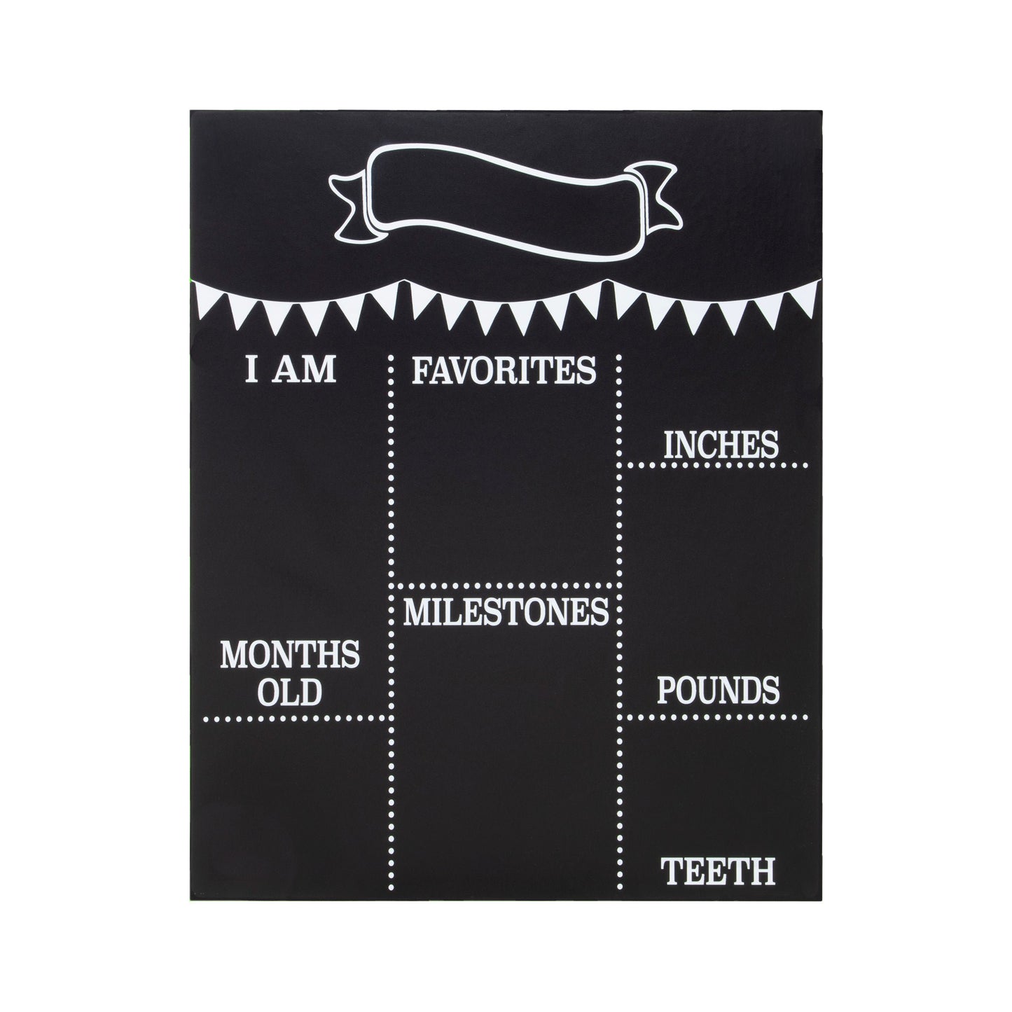 Baby Milestone Chalkboard, Monthly Milestones for Baby