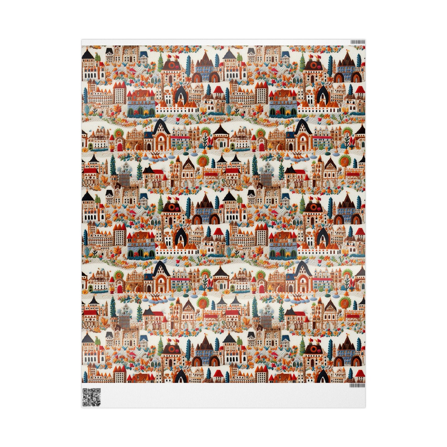 Medieval Wrapping Paper Castle Period for Gifts and Presents, Unique High End Luxurious Wrapping Paper, Historical Period Era
