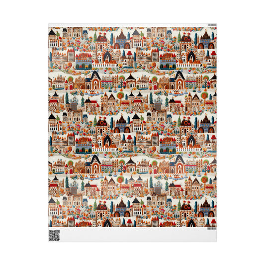 Medieval Wrapping Paper Castle Period for Gifts and Presents, Unique High End Luxurious Wrapping Paper, Historical Period Era