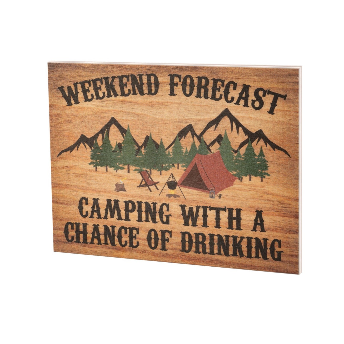 JennyGems Camper Gifts for Women, Gift for Campers Weekend Forecast Camp Sign