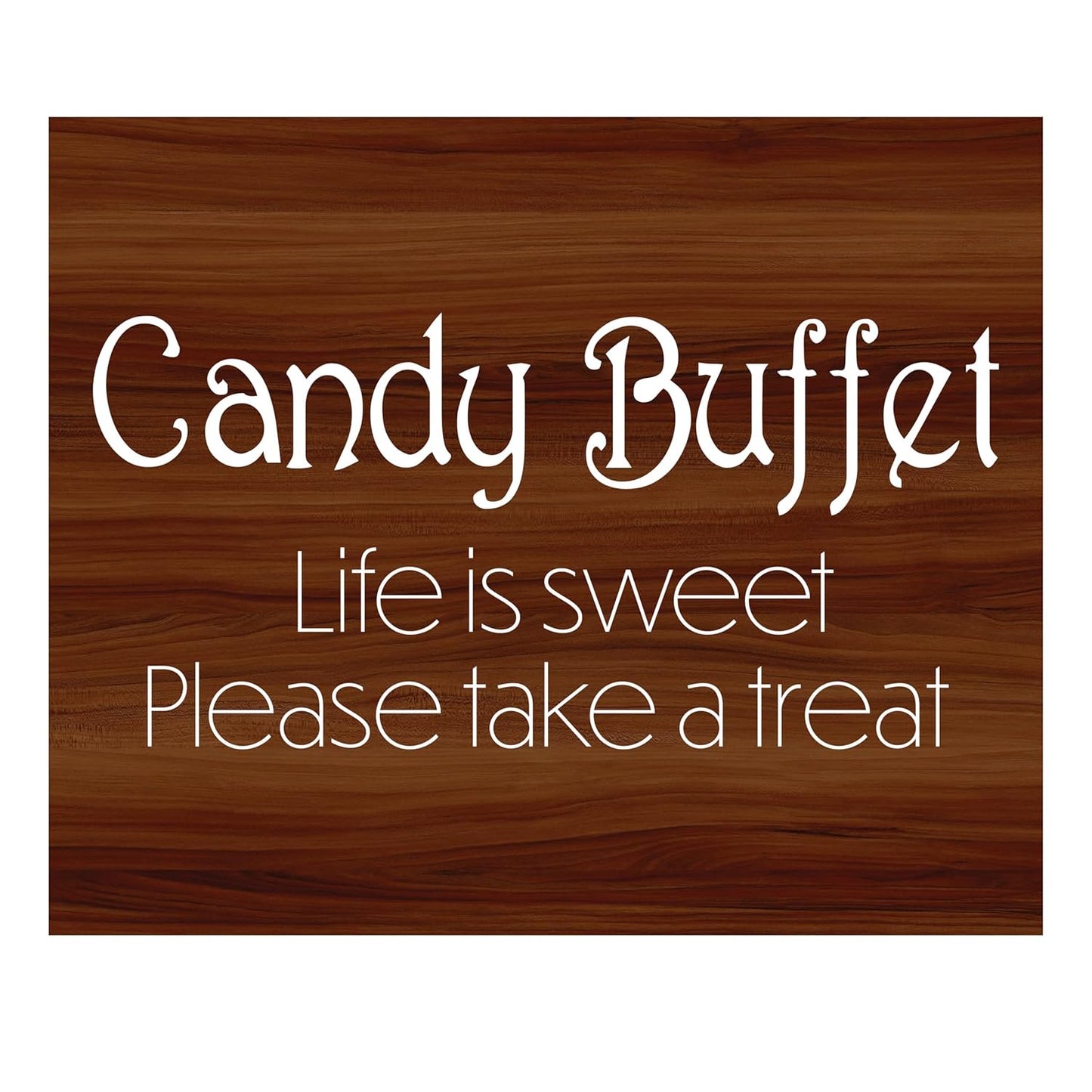 Candy Bar Wedding and Event Sign