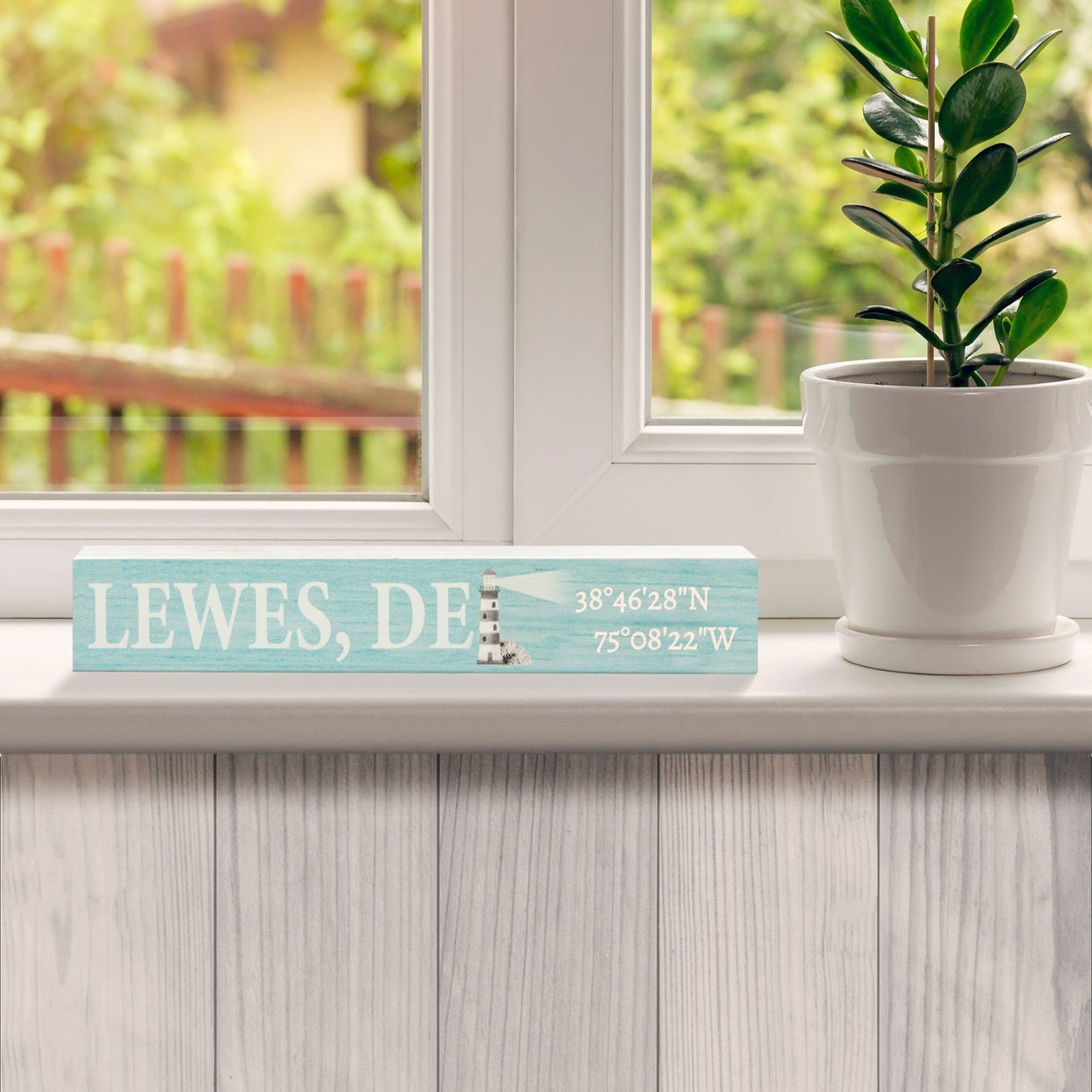 JennyGems Delaware Gifts, Delaware Souvenirs, Lewes Lighthouse Footer