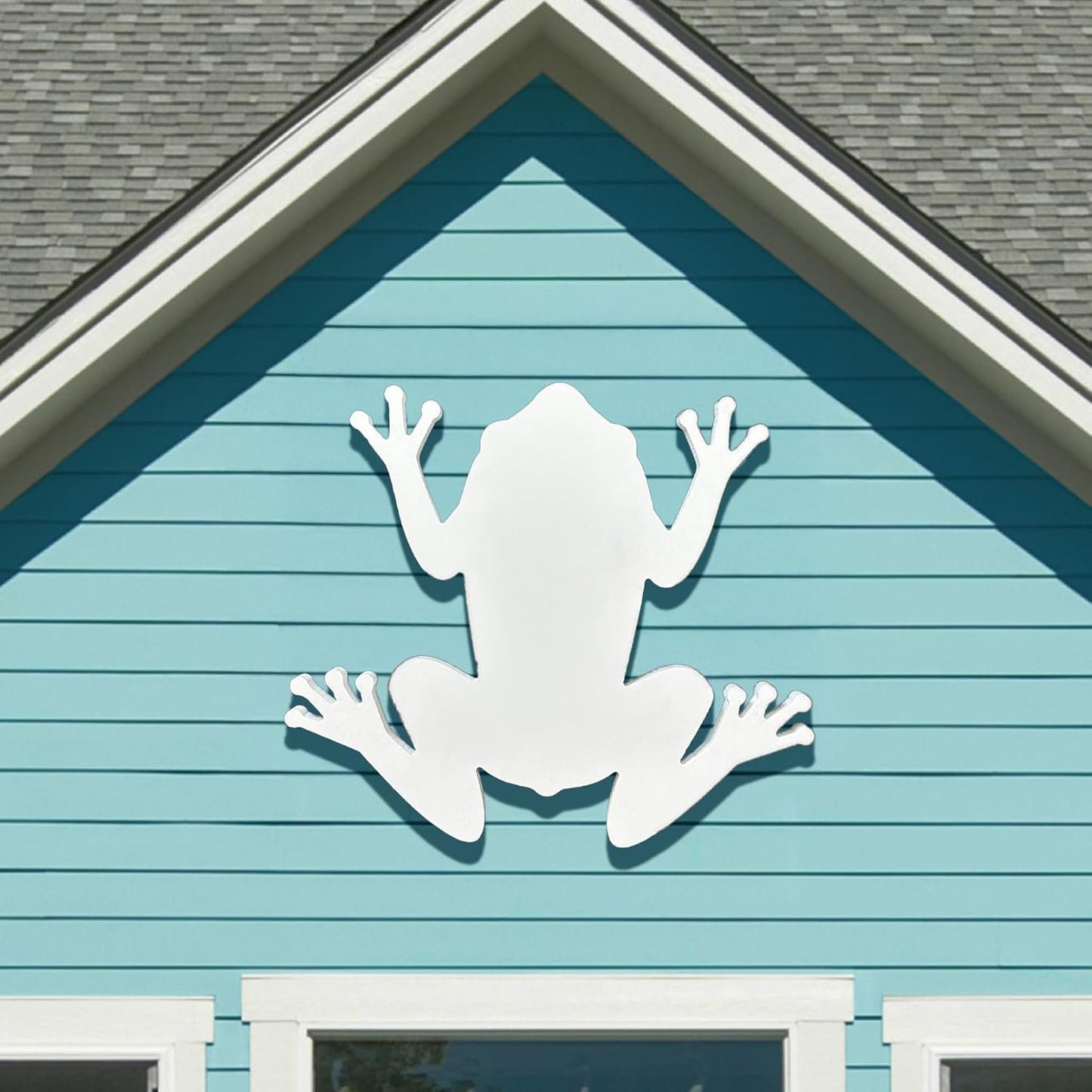 Coastal Frog Sign: Weatherproof PVC Beach House Decor