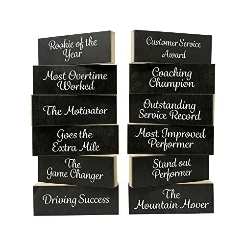 JennyGems Employee Recognition/Appreciation Gifts Recognition Coworkers Blocks