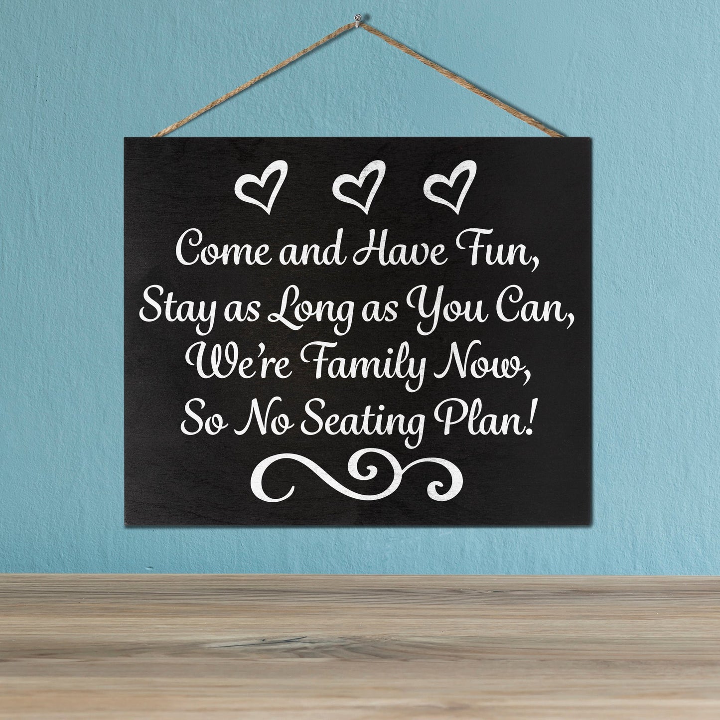 Wedding Seating Sign No Seating Plan Wedding Sign, Wedding Ceremony and Reception Decorations, Wedding Welcome Sign