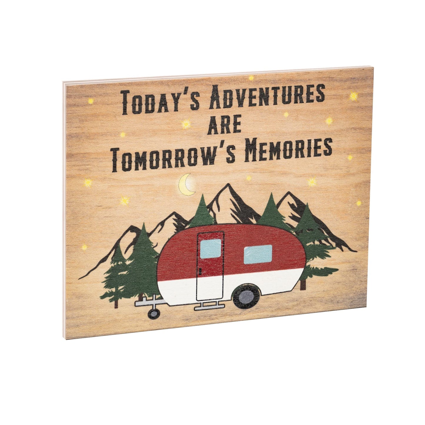 JennyGems Happy Camper Gifts for Women, Camping Adventure Campsite Hanging Decor, RV Camping Gifts, Cabin Sign Camping Signs, Cute Camping Gifts, Fun RV Accessories, Gift for Campers
