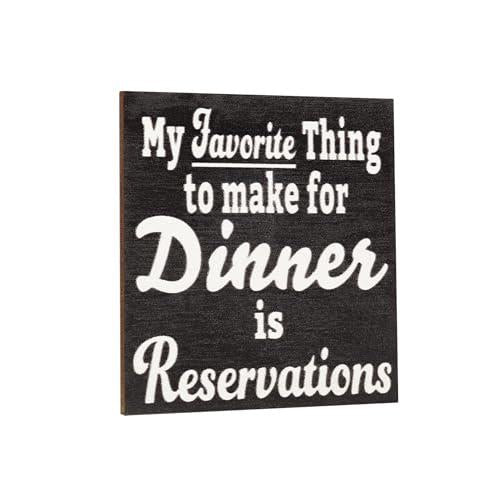 Funny Fridge Magnet: My Favorite Thing is Reservations, Kitchen Decor