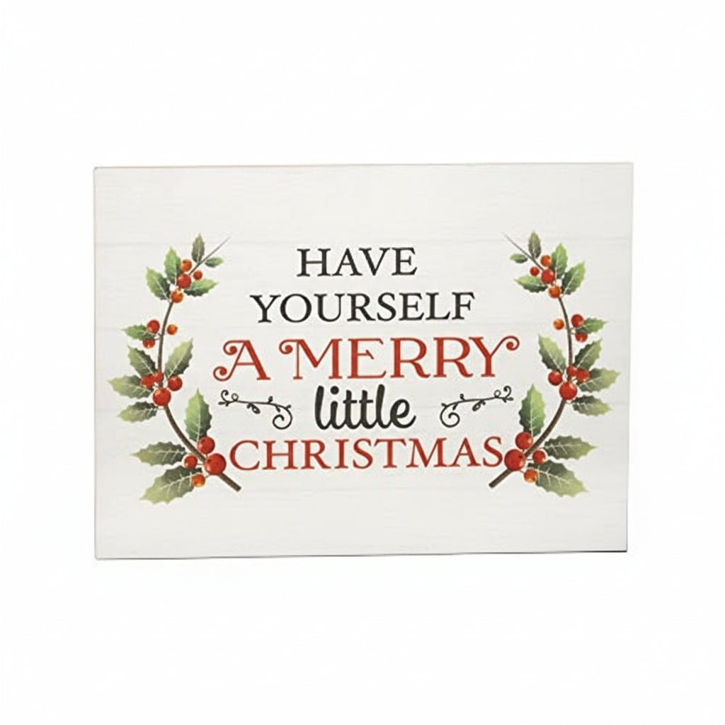 Merry Little Christmas Wood Sign, Christmas Decorations, Holiday Decor, Christmas Gifts, American Made