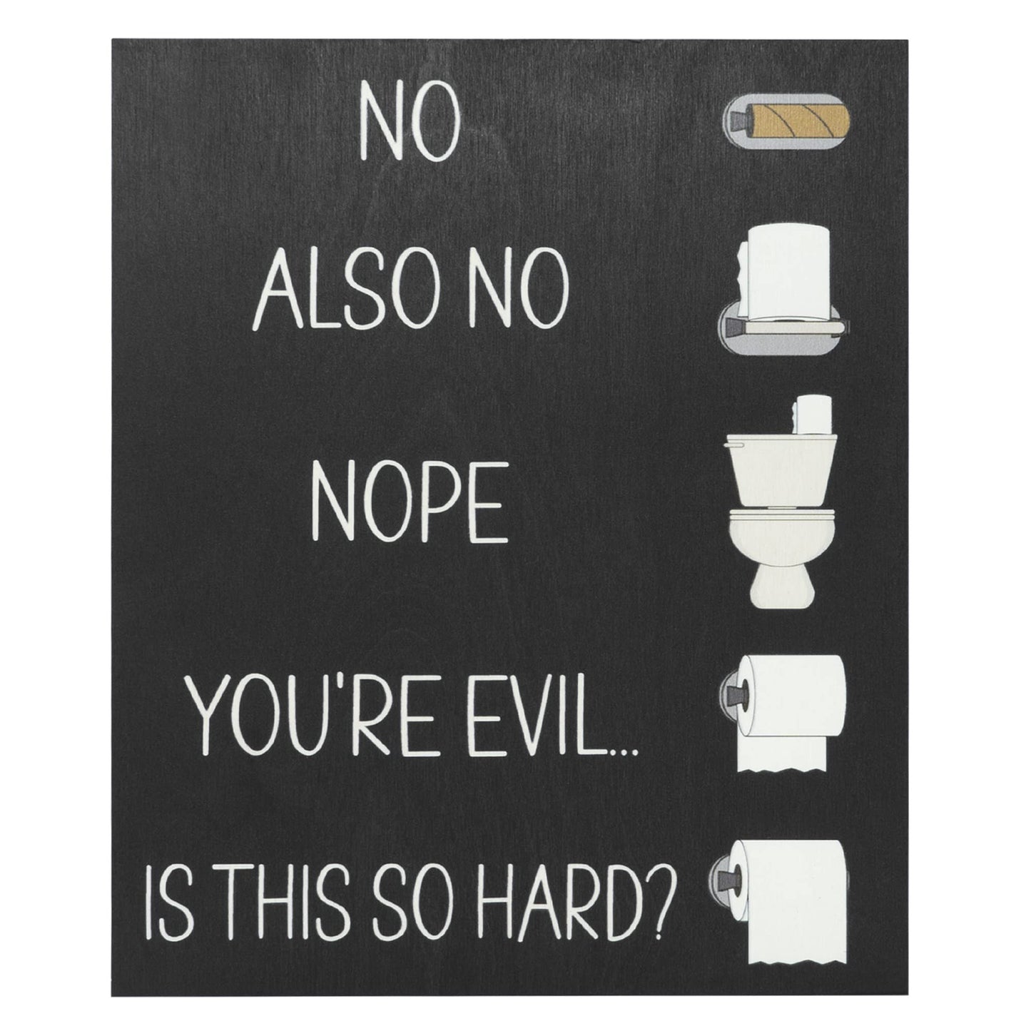 JennyGems Funny Bathroom Signs, Farmhouse Bathroom Wall Decor, Changing the Toilet Paper Farmhouse Bathroom Wall Art, Bathroom Decor, 10x12 Inch Wood Sign