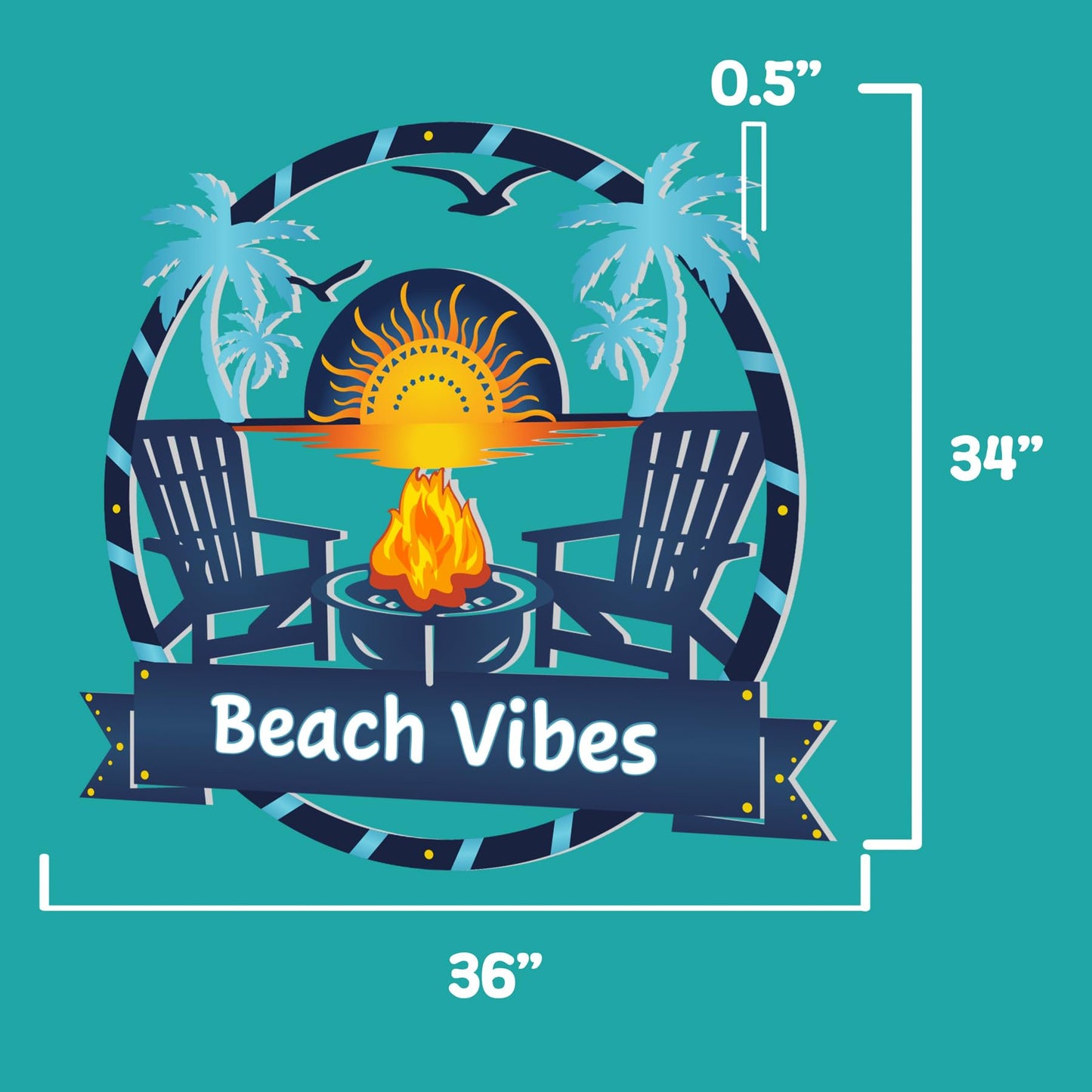 Outdoor Beach House Sign