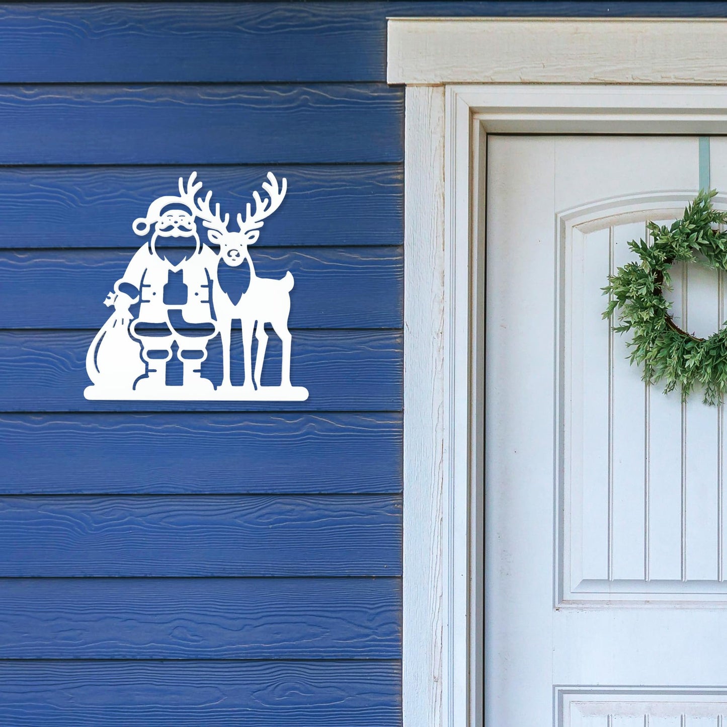 JennyGems Nautical House Sign Anchor Compass Crab, Beach Decor, Indoor Outdoor PVC, Made in USA